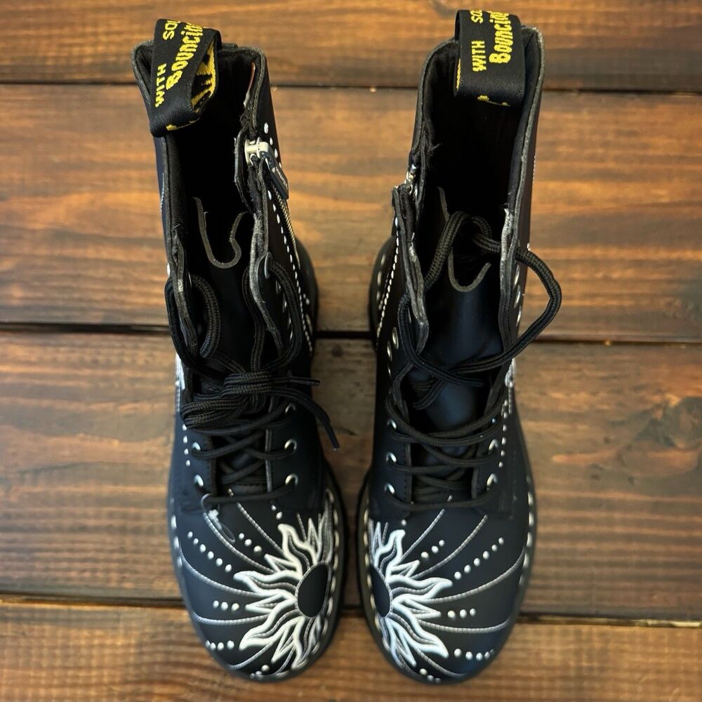 Dr Martens Jadon Hi Solar Flare Platform Boots - Picture 7 of 8